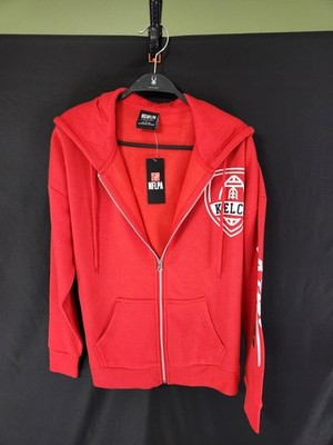 Travis Kelce 87 Red Hooded Zipper Sweatshirt Women's Small NFL PA KC Chiefs