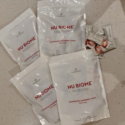 4x Nu Skin NuSkin Pharmanex Nu Biome w/Caffeine Exp 04/2027 NuBiome NEW