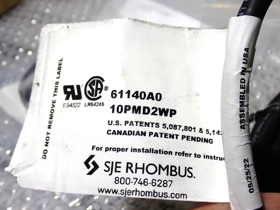 LIBERTY PUMPS K001019 61020A0 CONTROL ASSEMBLY New - Image 3 of 4