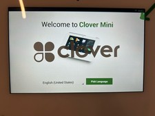 Clover Mini Wi-Fi C300 POS System + USB-C Triangle Hub With Aftermarket AC Adapt