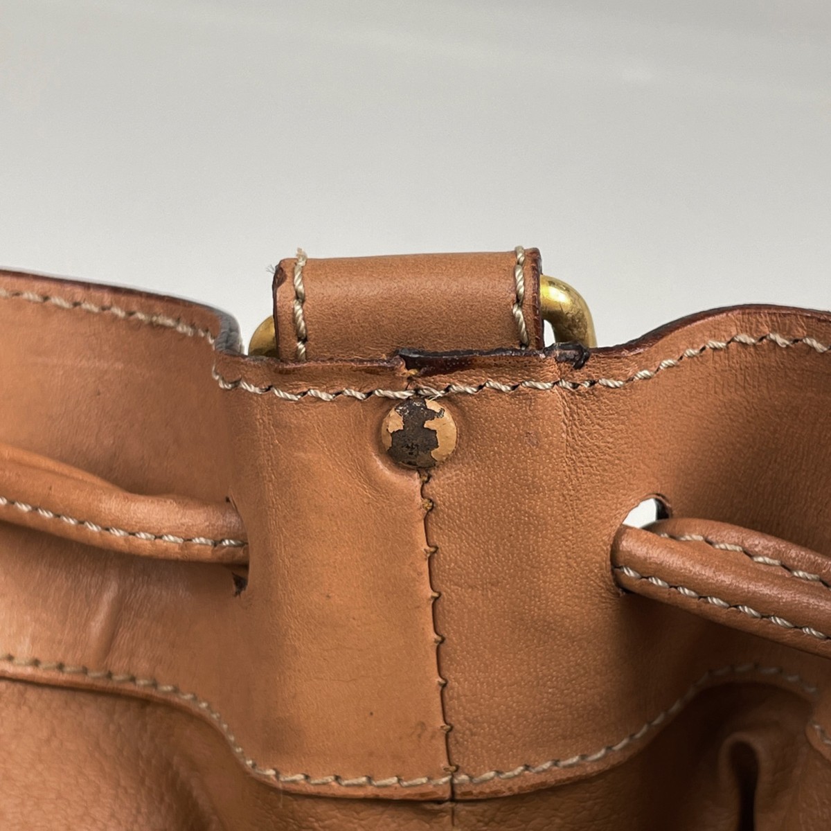 CELINE Macadam Pattern Shoulder Bag Drawstring ty… - image 7