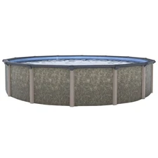 Bluewave Riviera 54" Deep Hybrid Swimming Pool With 8" Top Rail In Chocolate
