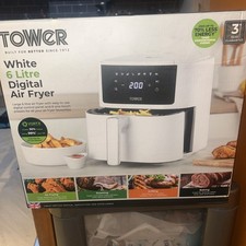 Tower White Digital Air Fryer 6 Litre