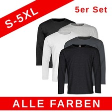 Fruit of the Loom 5er Pack Valueweight Long Sleeve T-Shirt Langarmshirt