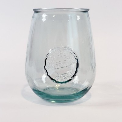 San Miguel Authentic 100% Recycled Glass Tumbler | Large 5  22oz | EUC