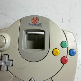 Sega Dreamcast HKT-7700 Gray Video Game Controller with Visual Memory Unit