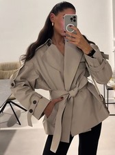 ZARA:ZW COLLECTION Trench coat oversize idrorepellente: 3811/040 |TUTTE LE TAGLIE