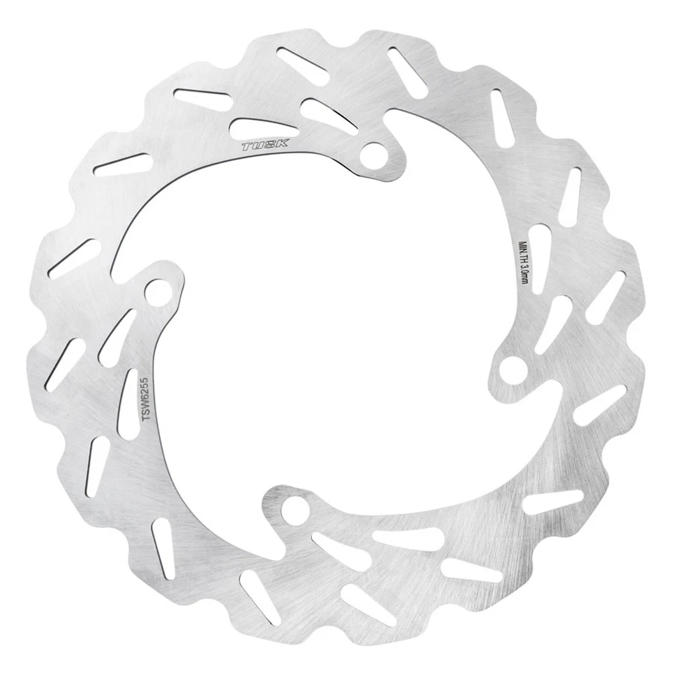 Tusk Stainless Steel Typhoon Brake Rotor, Rear For Suzuki RMX450Z 2010,2017-2019 - Image 2 of 4