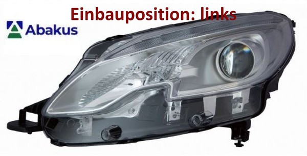 Abakus 550-1160L-LD-EM Hauptscheinwerfer Links Scheinwerfer FüR Peugeot-image