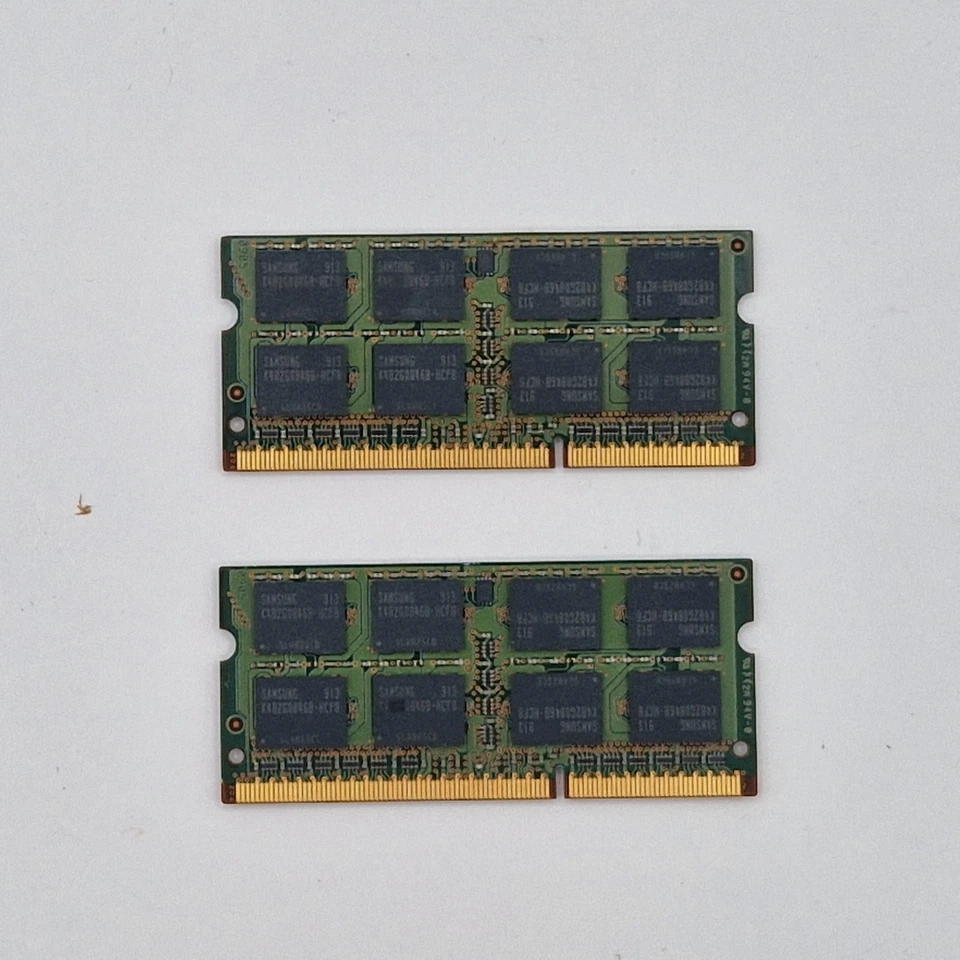 MACBOOK PRO 2x 4GB RAM  A1278 2009 PC3-8500S M471B5273BH1-CF8 Tested Pair - Image 2 of 4