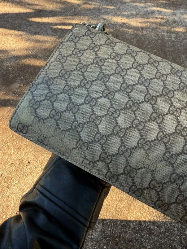 Gucci Dionysus GG Supreme Shoulder Chain Bag - Small - Brown - Iconic - Image 2 of 4