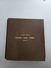 A-advanced Locksmith's Tubular Lock Codes Volume One