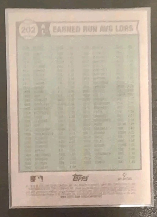 Tarik Skubal 202 2025 Topps Heritage Yellow Border Variation Earned Run AVG LDRS - Image 2 of 3