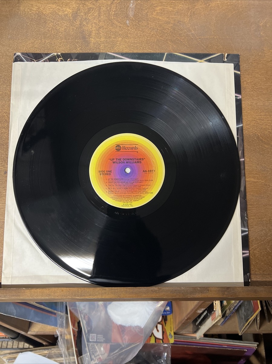 LP - WILSON WILLIAMS -UP THE DOWNSTAIRS - ABC RECORDS- NM LP - WILSON WILLIAMS -UP THE DOWNSTAIRS - ABC RECORDS- NM
