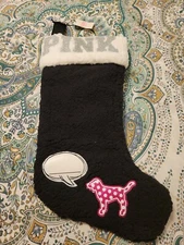 VICTORIA'S SECRET PINK Sherpa STOCKING 