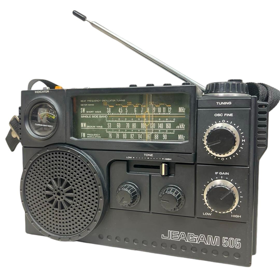 JP-505★三菱電機 jeagam★BCLラジオ Mitsubishi JEAGAM505 JP-505 BCL radio super rare used tested