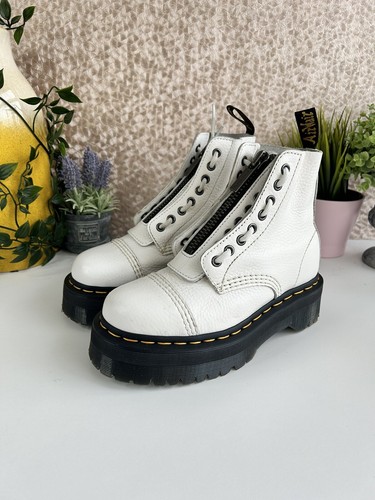Dr Martens Sinclair Leather Boots UK Size 4 - Picture 2 of 19