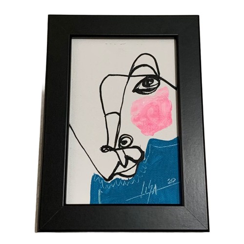 PAINTING ORIGINAL ACRYLIC ON CANVAS PANEL (FRAME INCLUDED)4x6”CUBAN ART by LISA. - Bild 5 von 6