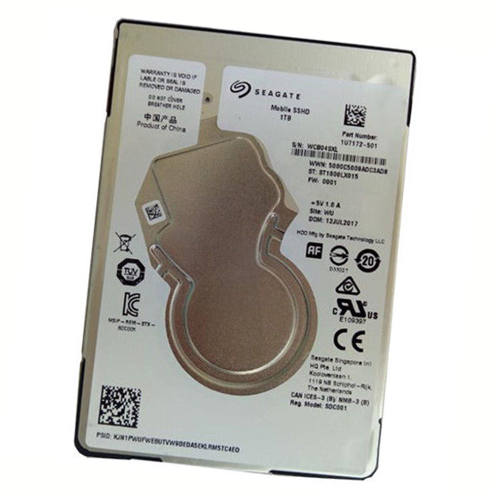 SEAGATE - SSHD 2.5インチ 7mm厚 Seagate ST1000LX015 For Seagate ST1000LX015 1TB SSHD 2.5