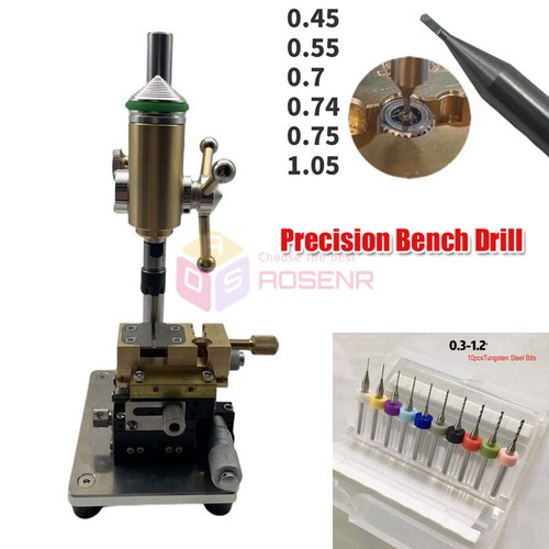 Watchmaker Tools Multifunction Precision Bench Drill Crown Punch Remove - Picture 1 of 18