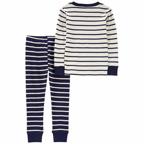 New! Carters Kids boys girls 4-piece Pajamas long Sleeve Top Select Style Size 7 - Picture 9 of 13