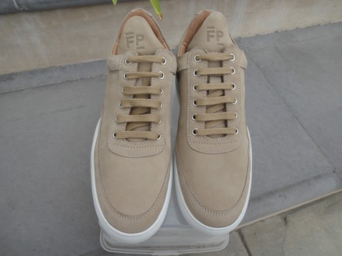 Filling Pieces LOW TOP SKY Beige Nubuck Sneakers Wmns Size EUR38 US8 MSRP $240 - Picture 6 of 12