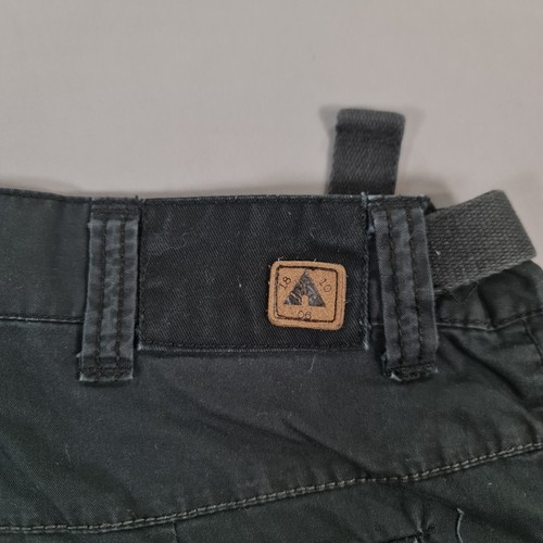Airwalk Mens Cargo Shorts Black Medium Cotton Skateboard - Picture 9 of 11