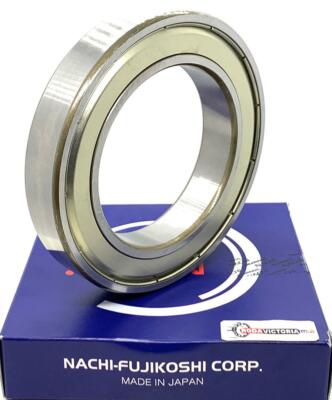 NACHI 6016 ZZ DEEP GROOVE BALL BEARING, METAL SHIELDED 80x125x22mm