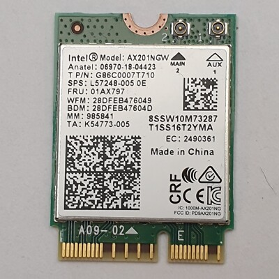 HP EliteBook 840 G7 WLAN Bluetooth Karte WiFi Card Wireless