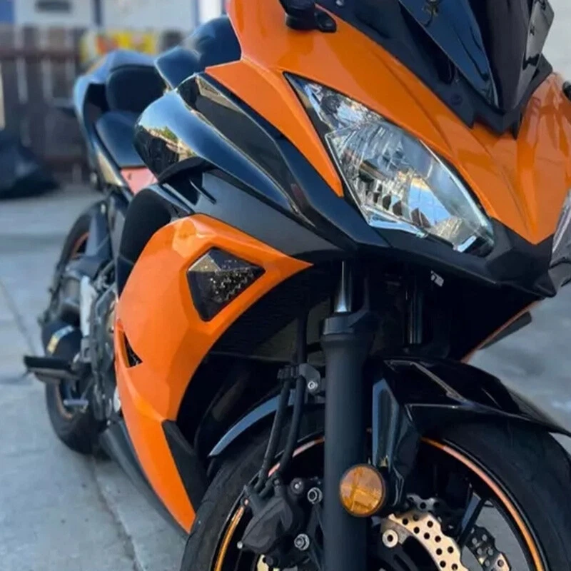 For Kawasaki NINJA 650 400 300 ZX 6R LED Turn Signal Light Indicator Lamp Smoked — 第 2/4 张图片