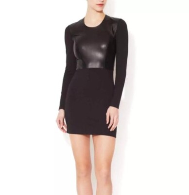 knee length dresses for ladies Helmut Lang Spring 2001 perforated leather dress – Algo Bazaar