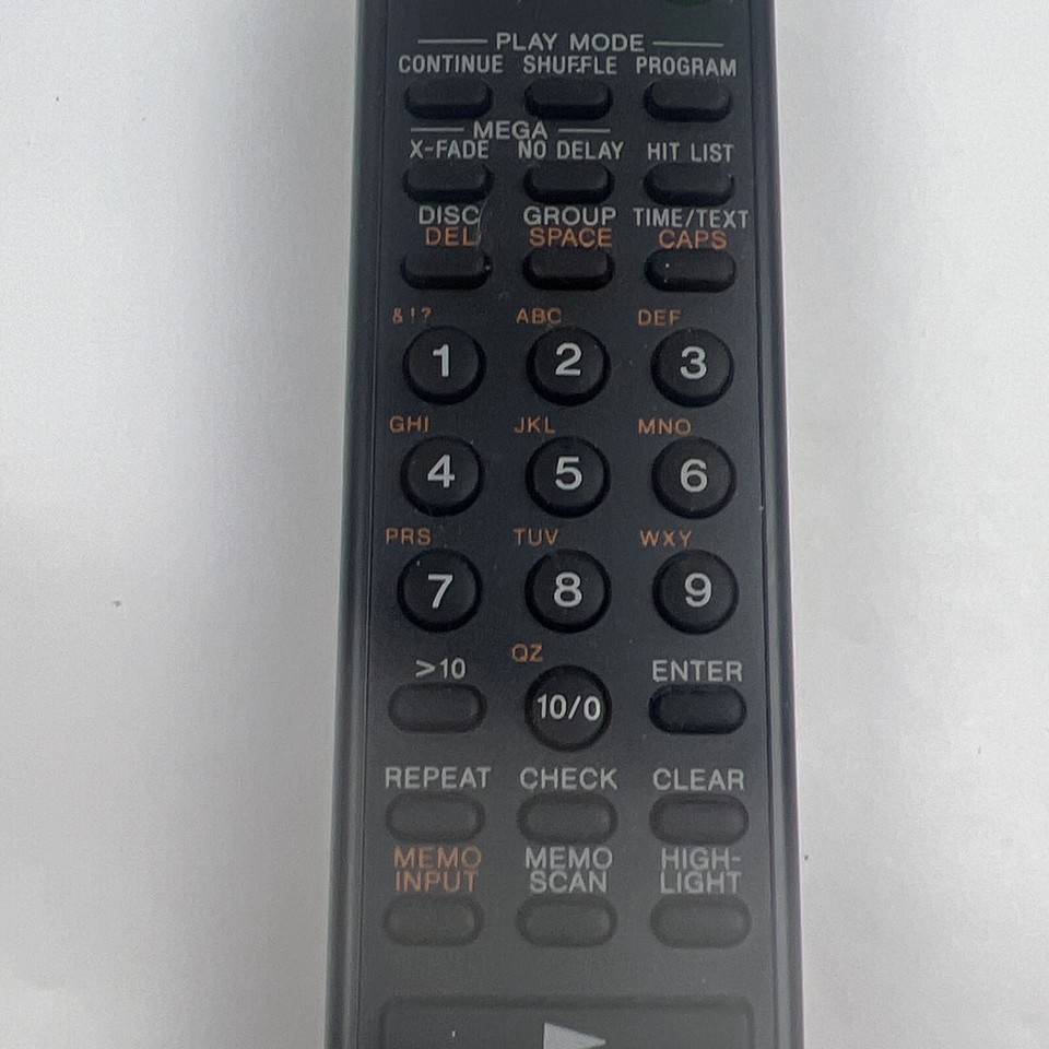 SONY RMDX300 REMOTE CONTROL CDPCX300 CDPCX335 CDPCX355 CDPX300