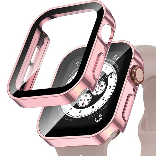 Screen Protector Waterproof Case For Apple Watch Series 8 7 6 5 4 SE Full Cover - Foto 14 di 20