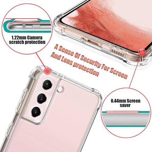 Shockproof Clear Case For Samsung Galaxy S22 | S22+ S22 Ultra Slim Hybrid Cover - Picture 5 of 12