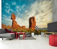 3D Stone Cloud O106 Wallpaper Wall Mural Self-adhesive Beth Sheridan Fay
