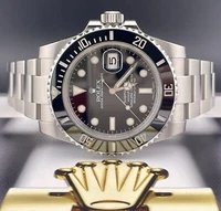 Rolex Submariner Date 40mm Ceramic Stainless Steel Black Dial Watch 116610LN