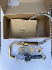 LUXIER Contemporary 8 in. Bathroom Faucet w/Drain in Brushed Gold WSP04-TG