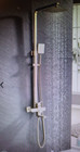 SUGUWORD Colonne de douche doré brossé triple sortie : pluie, douche, baignoire