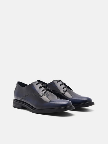 PEDRO Studio Lou Leather Derby Shoes - Colour Navy - Size 38 - Oxfords -BNIB - Picture 5 of 15