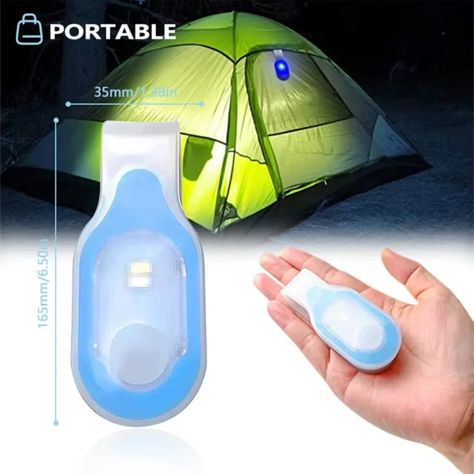 Tragbares LED-Sicherheitslicht Taschenlampe Warnlampe Freisprech-Multifunktional - Bild 2 von 4