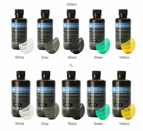 ANYCUBIC 405nm résine UV basique / résine à base de plantes pour imprimante 3D SLA LCD Photon S - Photo 3/14