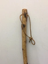 Vintage 45” Swagger Straight Folk Art Walking Stick