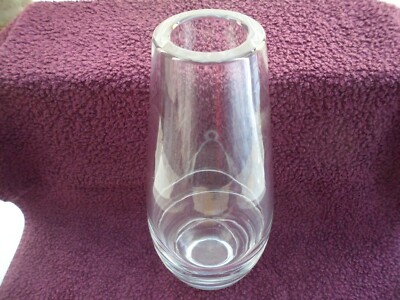 Royal Doulton Kristallglas 11 3/4'' Saturn Muster Vase, Top Zustand.