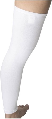 Mizuno Japan Volleyball Knee Pad Supporter Super Long V2MYA011 White - Picture 2 of 2