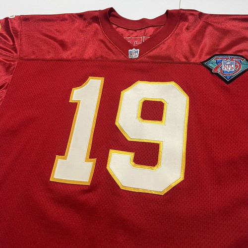 Joe Montana Kansas City Chiefs NFL 75th Wilson Pro Line Wilson Trikot Größe 52 - Bild 3 von 9