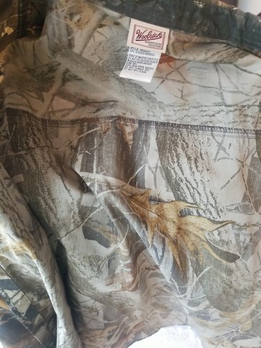 Realtree Shirt Woolrich Camo New Mens XLarge Hardwoods Hunting Short Sleeve - Picture 8 of 8