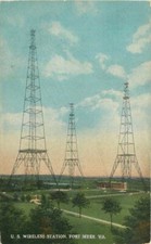C-1915 US Wireless Station Fort Myer Virginia Reynolds Postcard 20-9834