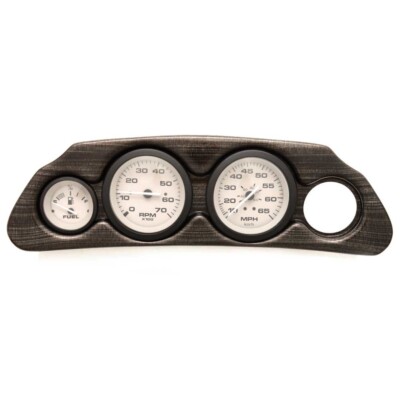 Lund Boat Gauge Dash Panel 4229617 | Driftwood Series Gray Woodgrain