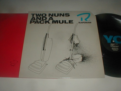 Rapeman TWO NUNS Touch & Go LP 1988 Industrial Hardcore Noise Punk Steve Albini