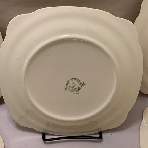 VTG Paden City Plate Porcelain Buttercup Salad Plates Regency Rococo 1946 Lot - Picture 18 of 24